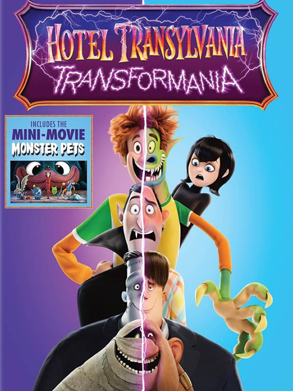 DVD cover of Hotel Translyvania Transformation