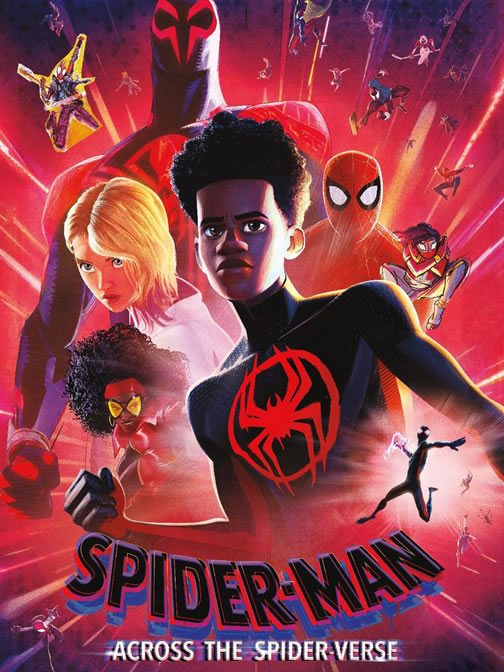DVD cover of Spider-Man Across the Spider-Verse