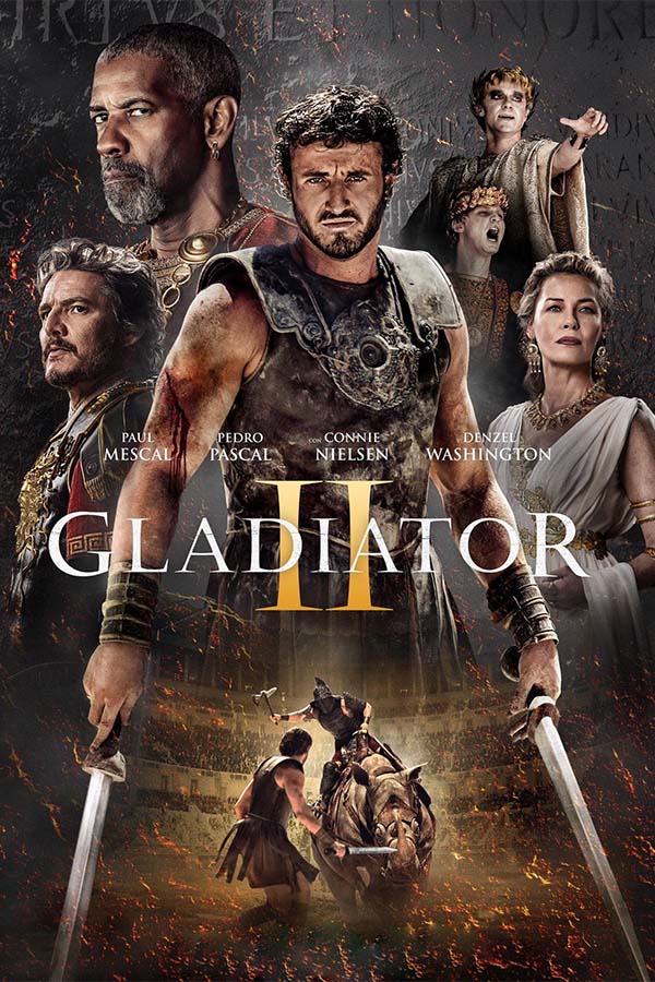 DVD cover of Gladiator II