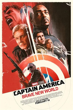 DVD cover of Captain America: Brave New World