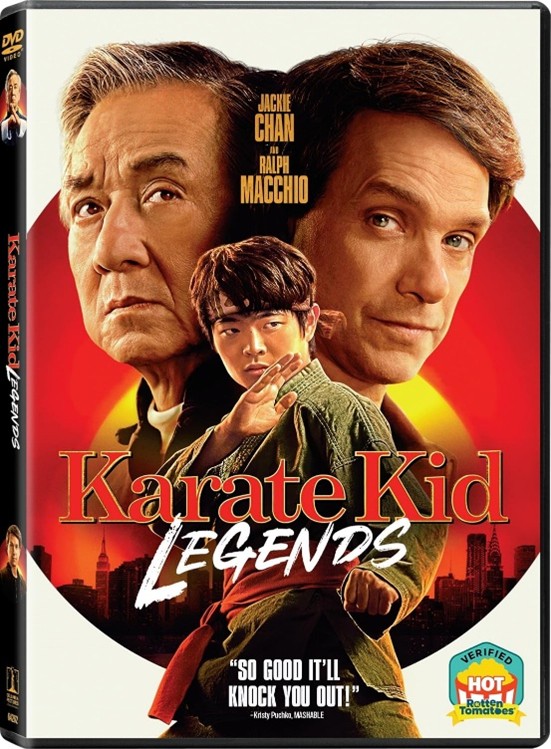 DVD cover of Karate Kid: Legends.