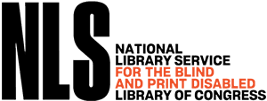 The National Library Service for the Blind and Print Disabled (NLS), Library of Congress logo