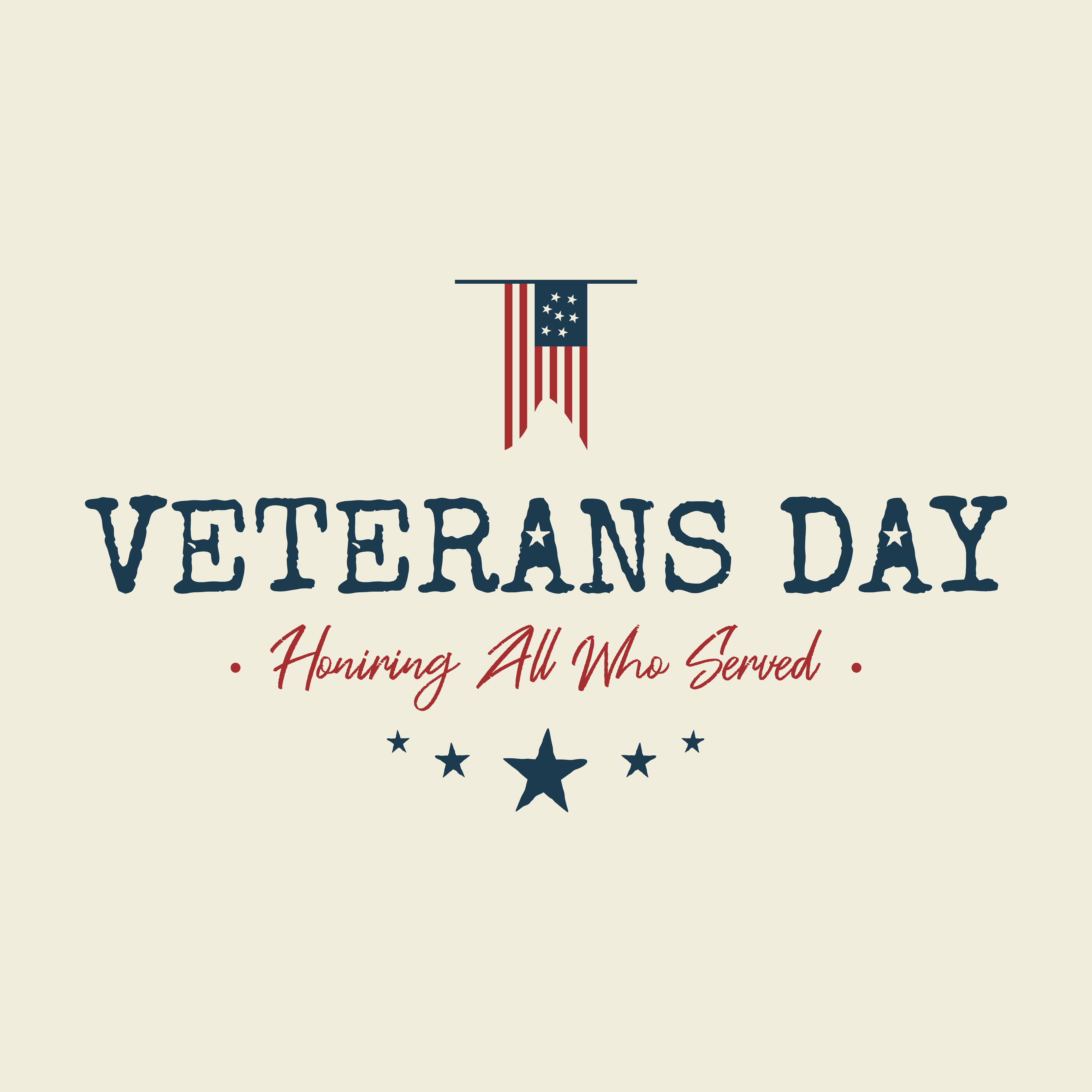 Veteran's Day, honoring all who served